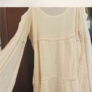 Elegant Cream Women's Shirt